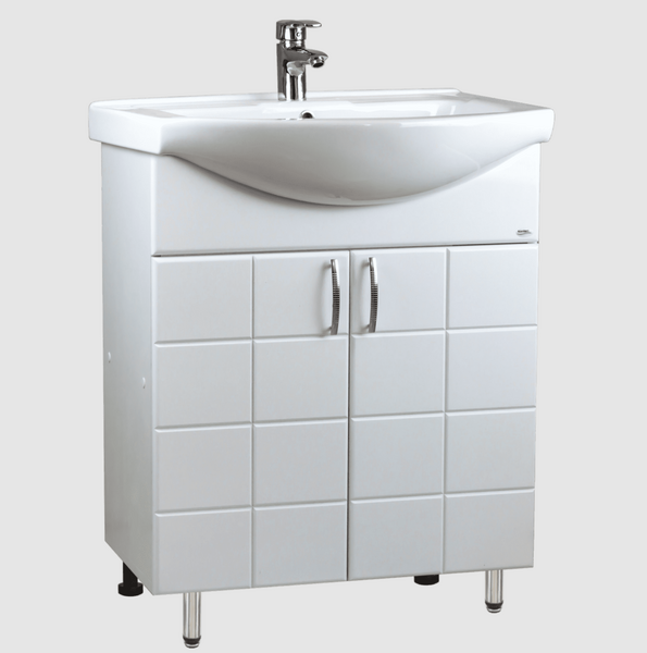 Шкаф под умывальник Domino Basic 55 white 11606 