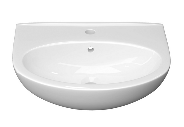 Раковина Keramin  Lago 55 белая 1c 