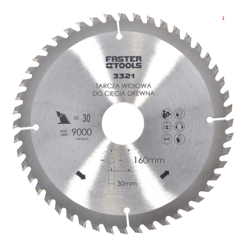 Disc pentru lemn 160mm Faster Tools 1399