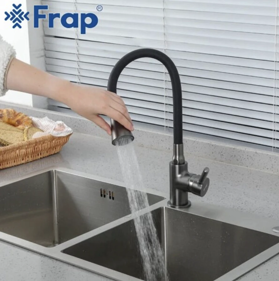 Baterie pentru chiuvetă Frap F 4044-9 grafit 1593 