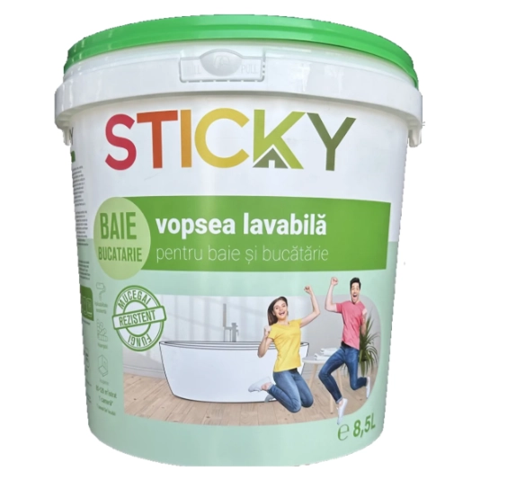 Vopsea lavabilă de interior Sticky baie și bucătărie 4l