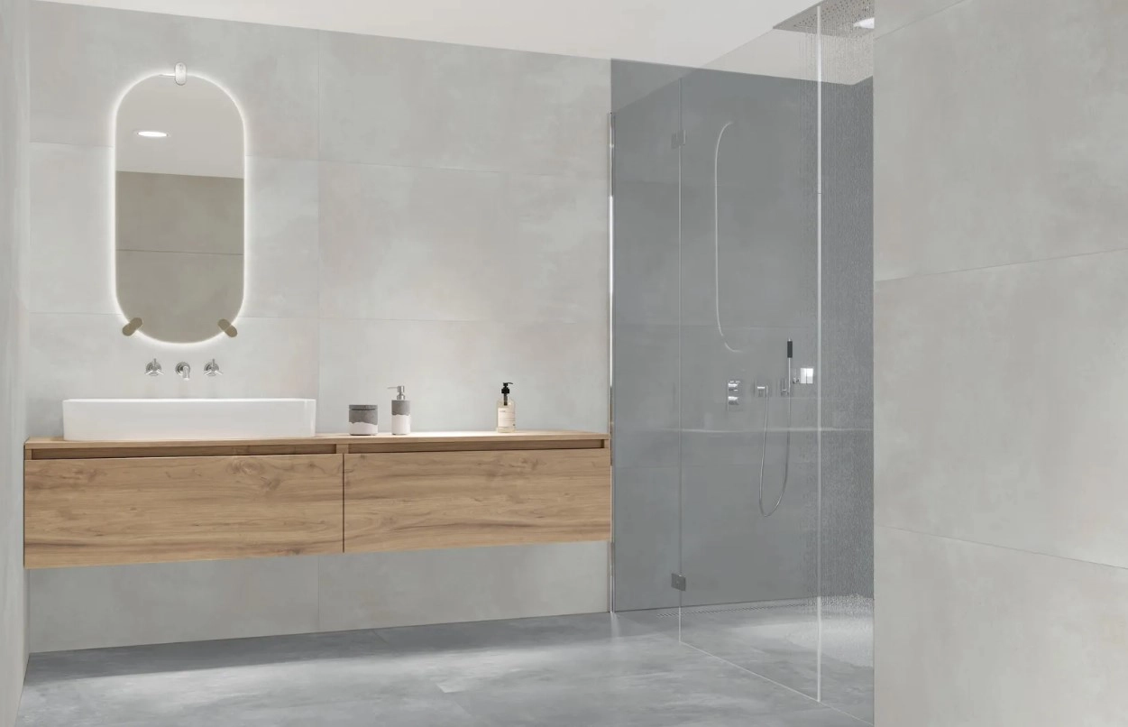 Gresie Mathis 59.8x119.8 grey matt