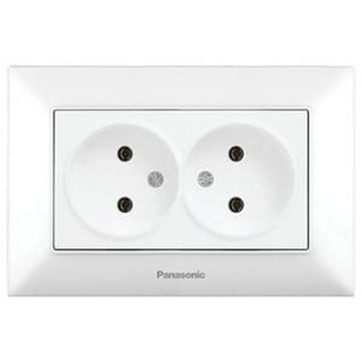 Розетка двойная Arkedia Slim 902042