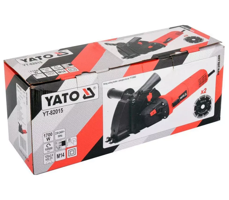 Masina de canelat YATO YT82015 230V 1700W 2*125mm