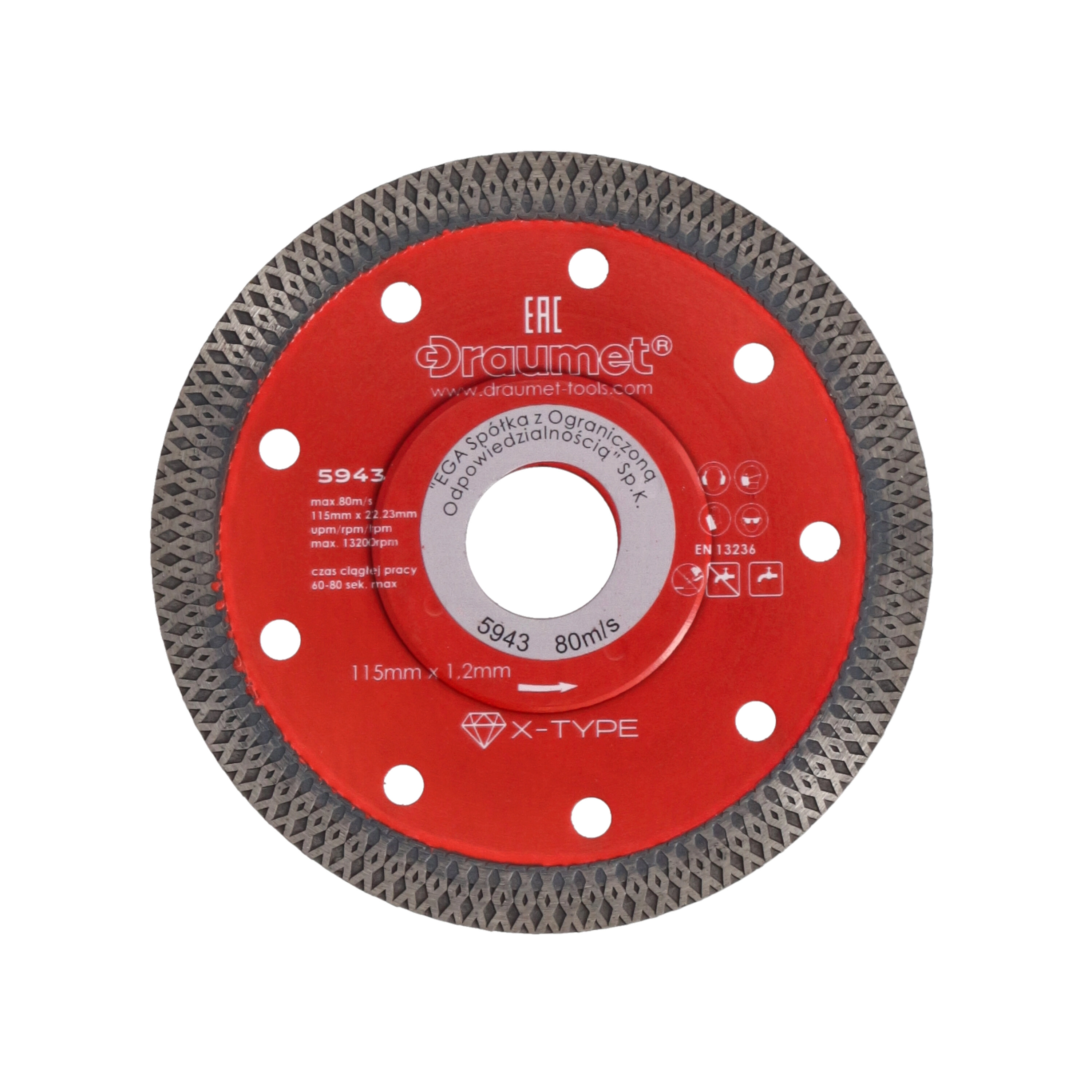 Disc Draumet 115mm 5943