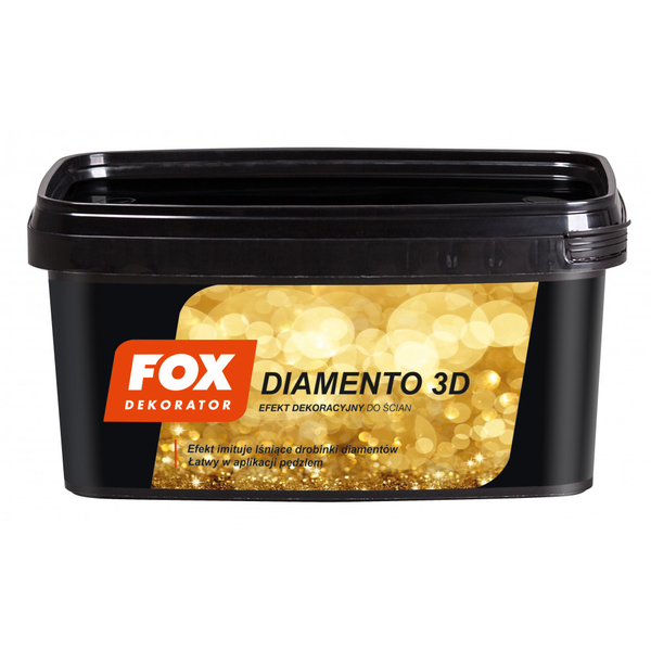 Vopsea structurată  Fox Diamento 3D 1L Luna
