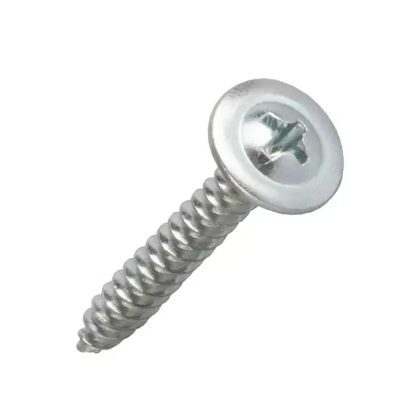 Şurub cu cap plat şi şaibă, pentru metal 0.9mm 4.2x13 50 buc. 012201
