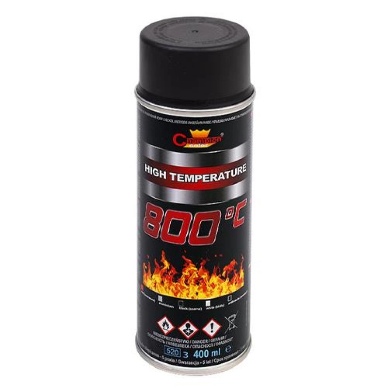 Краска спрей Champion Termo 400мл чёрный