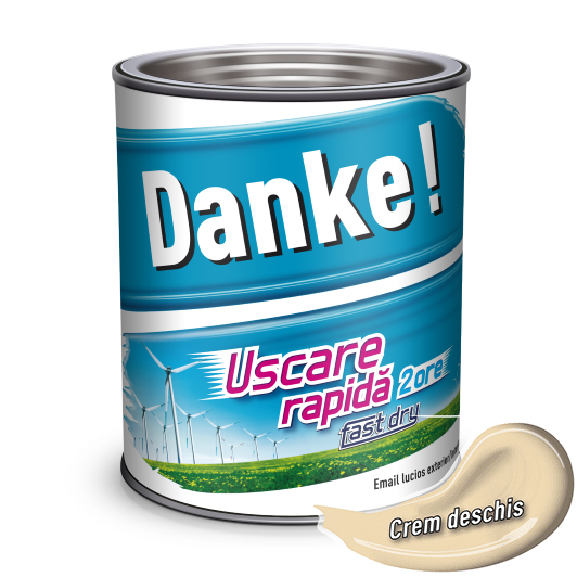 Эмаль Danke 2.5л крем