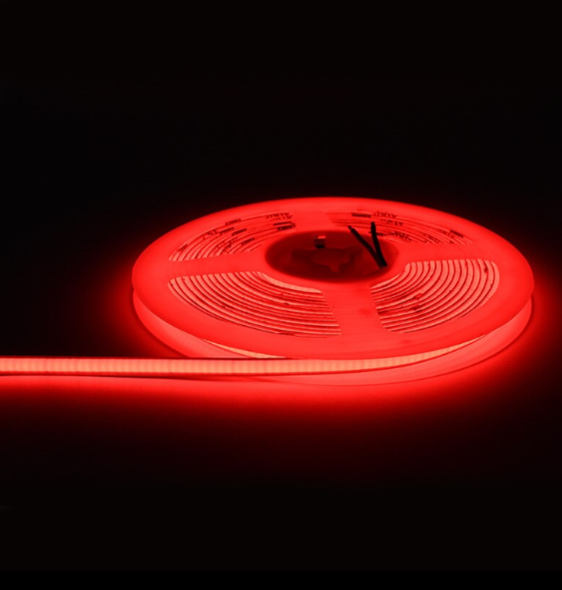 Bandă Led Cob A320R1 12W/M 12V DC IP20 Roșu Elmos A320R12V 