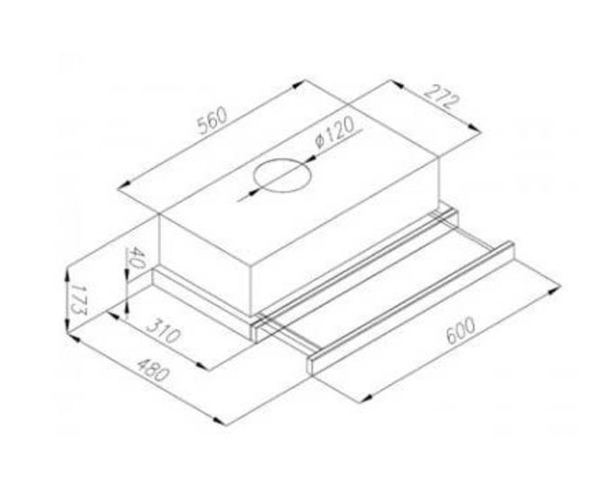 Вытяжка Ciarko SL-S II Inox 60