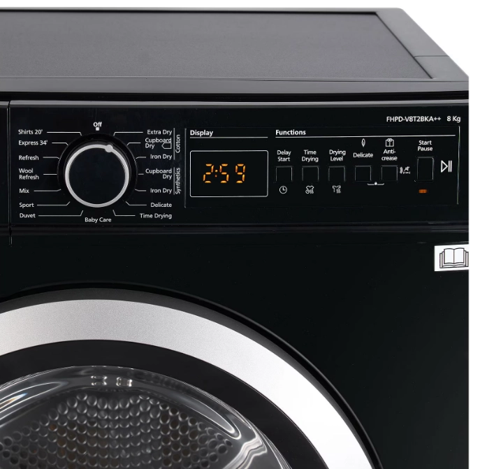 Mașină de uscat rufe Fram FHPD-V8T2BKA++ 