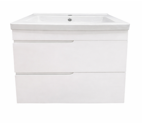 Dulap suspendat pentru lavoar Artvin 60 + lavoar Artvin white 