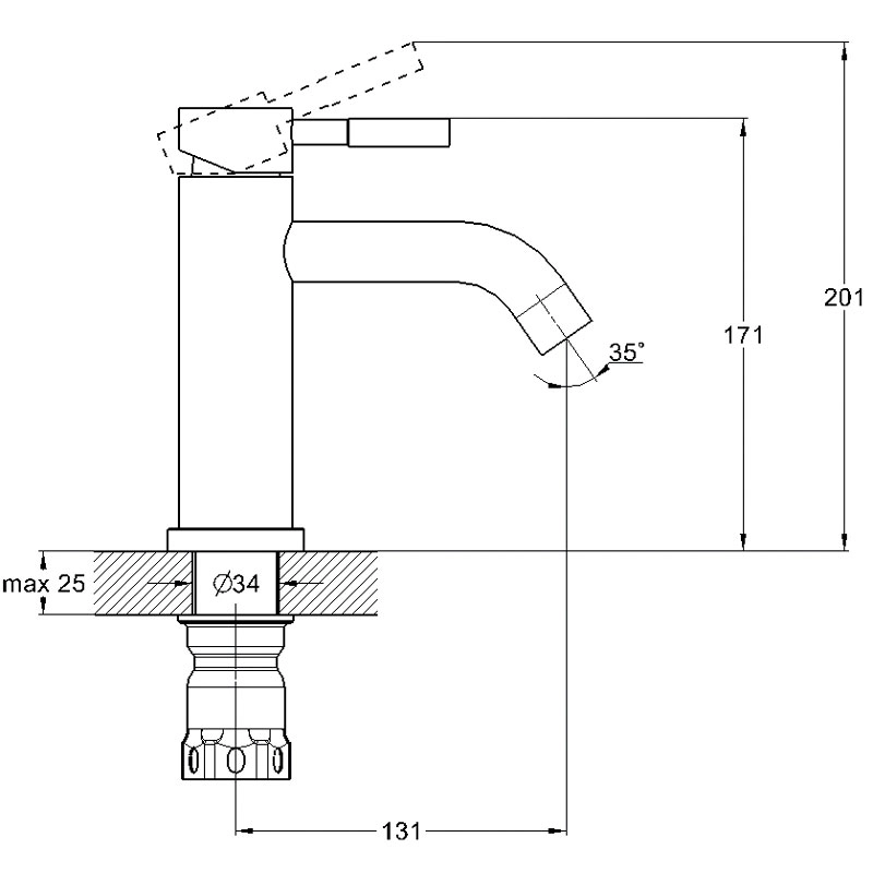 Смеситель Zegor SAP 1-B