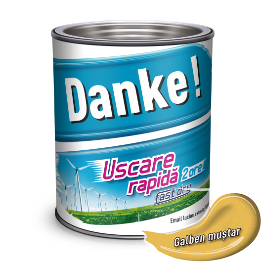 Email Danke 2.5l galben mustar