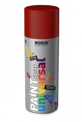 Spray vopsea Biodur 400ml roșu închis 3002