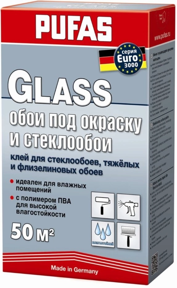 Клей для обоев Kleber Glass 