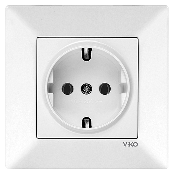 Розетка Viko Meridian 16A белый 976008