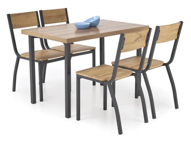 Стол + 4 стула Milton 110x70