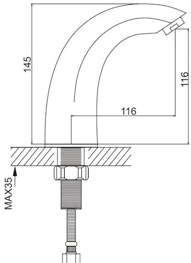 Смеситель Gappo G517 сенсорный 0612