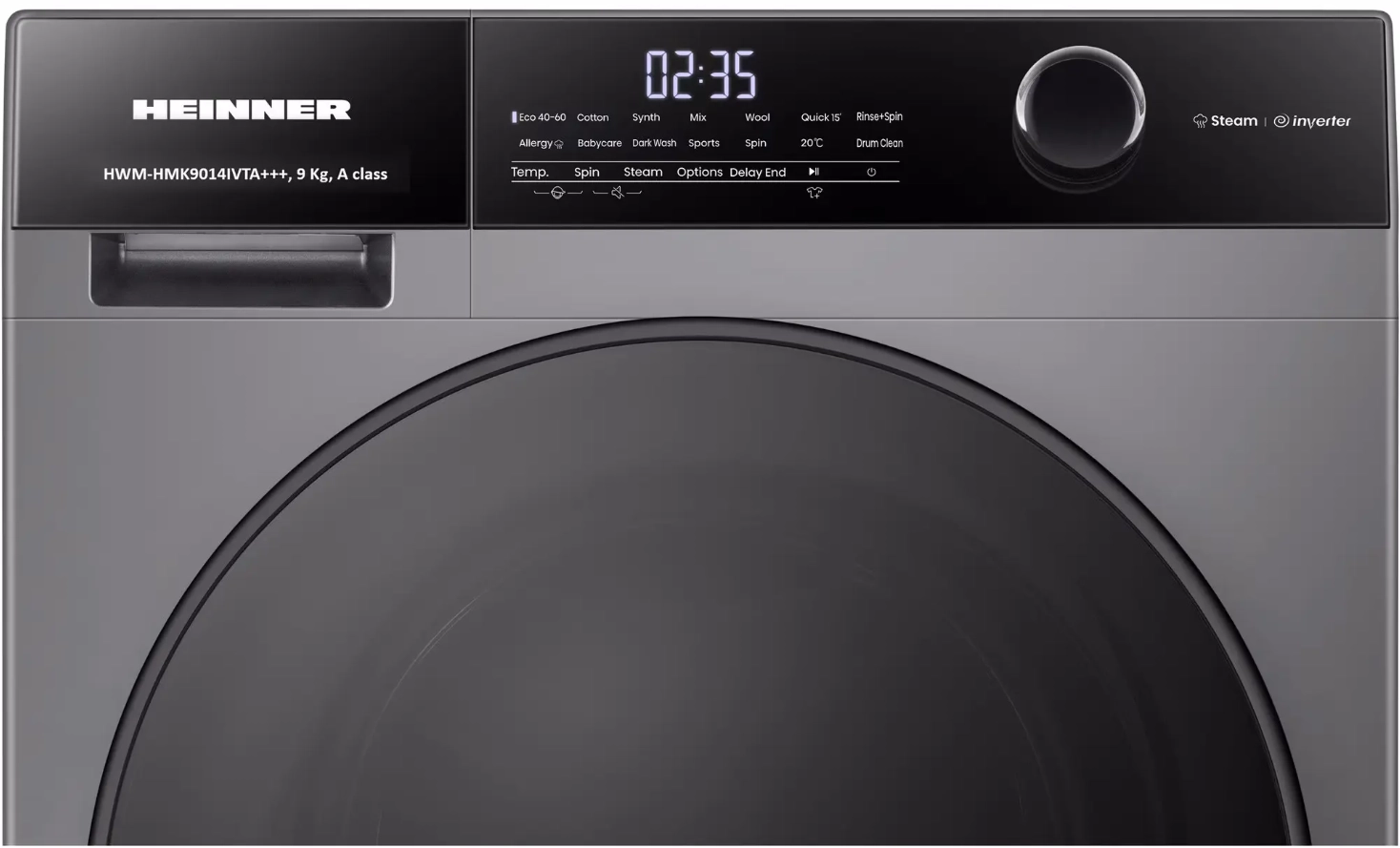 Mașină de spălat Heinner HWM-HMK9014IVTA+++ 