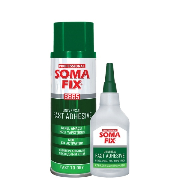 Клей bicomponent Somafix 200ml+65gr 80057