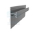 Plintă montare ascunsă ASPL130B PP 2600mm