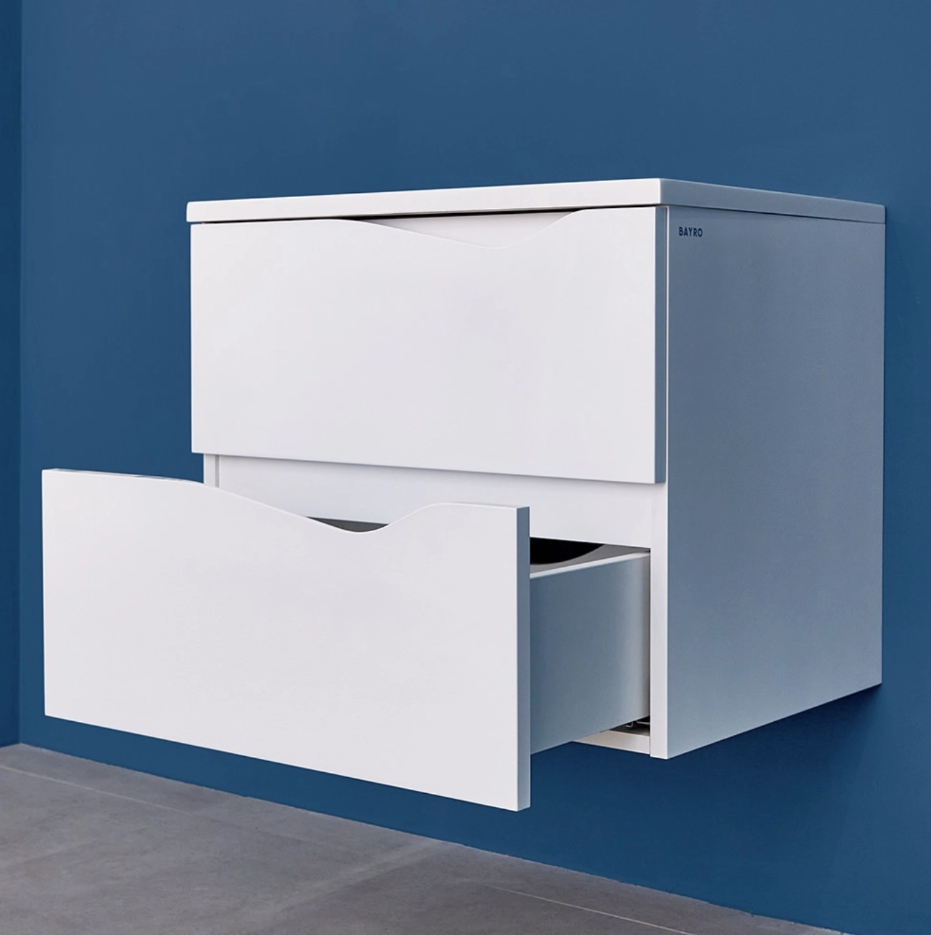 Dulap suspendat pentru lavoar Bayro Altis 122474 + Moershu Allegro 600 100432 