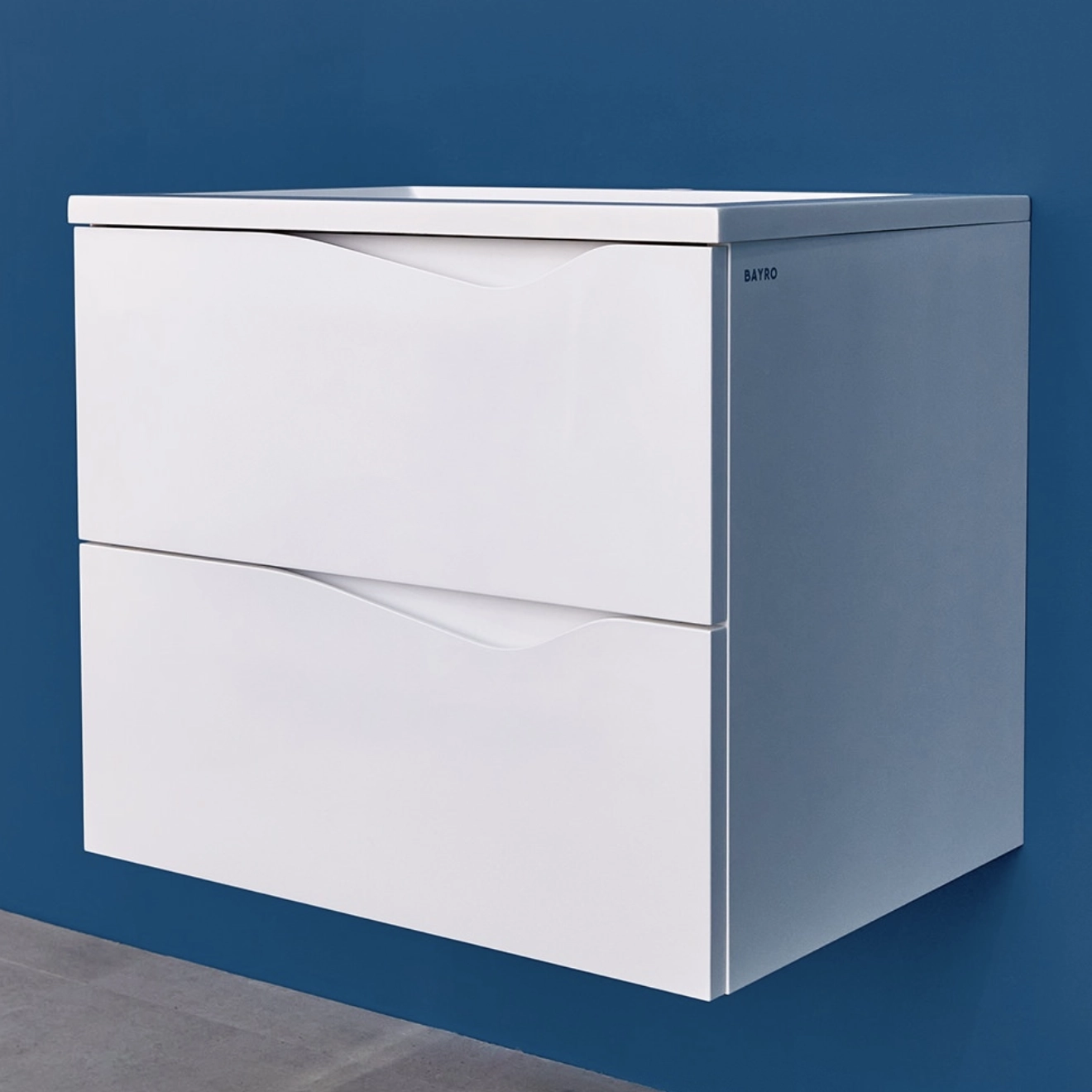 Dulap suspendat pentru lavoar Bayro Altis 122474 + Moershu Allegro 600 100432 