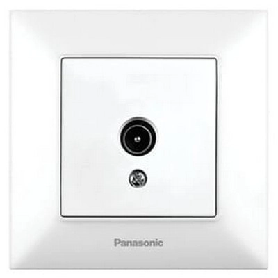 Розетка ТВ Arkedia Slim белый 904512