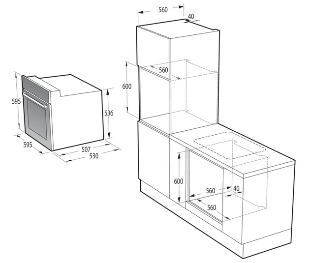 Электрический духовой шкаф Gorenje BO635E1B