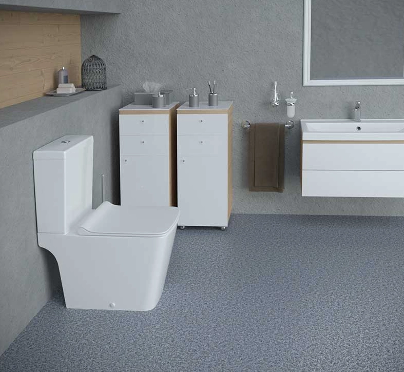 Унитаз Keramin Tobago R Slim ML Incoer white