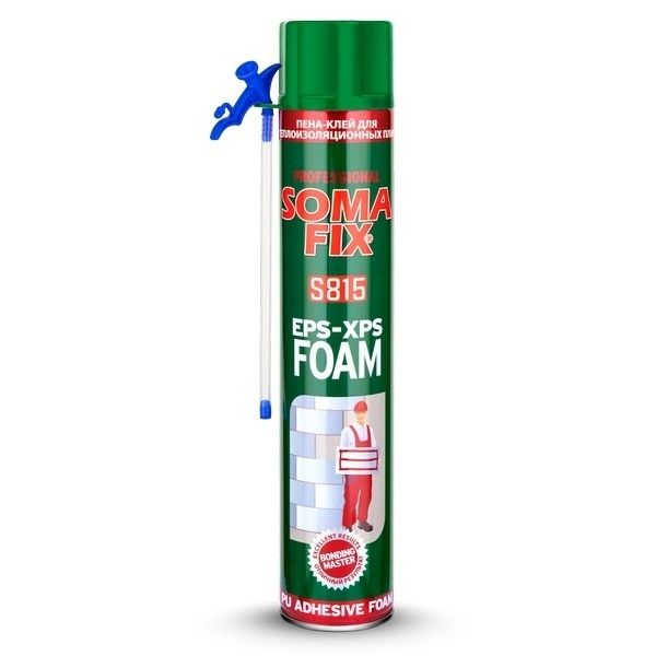 Пена-клей полиуретановый для изоляции Somafix 750ml 50L 80008