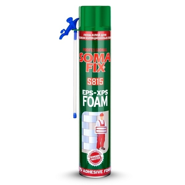 Пена-клей полиуретановый для изоляции Somafix 750ml 50L 80008