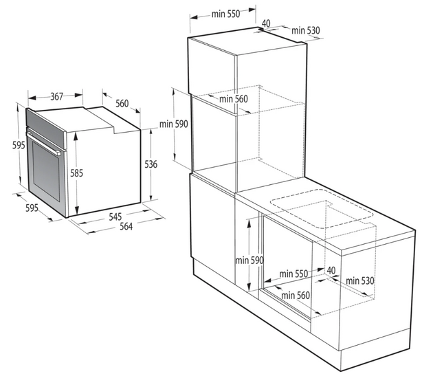 Электрический духовой шкаф Gorenje  BO6735E02X